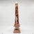 Big Obelisk in Red and White Italian Marble, Italy, 1970s For Sale - Image 5 of 9