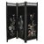 Edwardian Folding Screen with Handpainted Flowers on Velvet, 1910s For Sale - Image 10 of 10