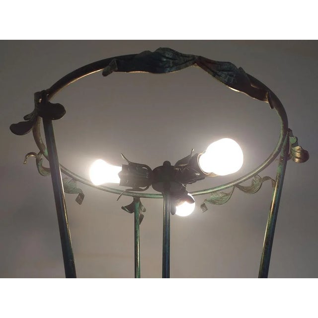 Floor Lamp in Art Nouveau Style, 1950s For Sale - Image 10 of 13