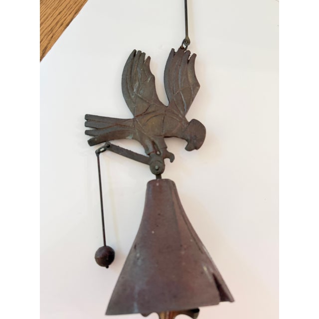 Early 21st Century Cosanti Originals Cast Bronze 'Save the Wilderness' Eagle Wind Bell, Chime For Sale - Image 5 of 12