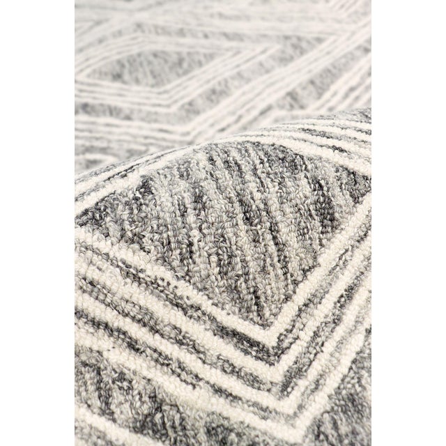 Modern Pasargad Home Modern Silver Area Rug-Round 6' For Sale - Image 3 of 4