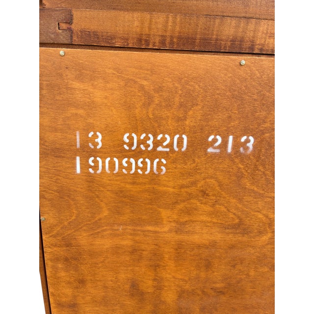 1990s Ethan Allen Legacy Maple Double Arched Library Bookcase Cabinet Hutch Display For Sale - Image 14 of 14