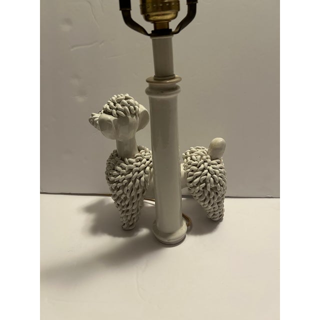1950s Spaghetti Poodle Dog Lamp For Sale - Image 4 of 12