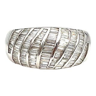 2.10 Ct Diamond Ring Size 6.75 For Sale