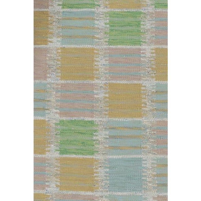 Rug & Kilim’s Scandinavian Style Rug in Beige With Colorful Geometric Patterns For Sale In New York - Image 6 of 8