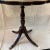 Pair of Vintage Mahogany Scallop Edge Parlor Tables by Brandt For Sale - Image 9 of 12