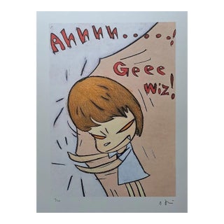 After Nara Yoshitomo, Ahhhh ,, ! Geee Wiz!, 1990s, Limited Edition Lithograph For Sale