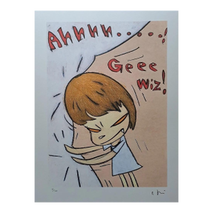 After Nara Yoshitomo, Ahhhh ,, ! Geee Wiz!, 1990s, Limited Edition Lithograph