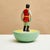 Subbuteo Ornament Sculpture in Double-Mould Ceramic from Artigianato Italiano, in Flawless conditions. Designed from 2000...