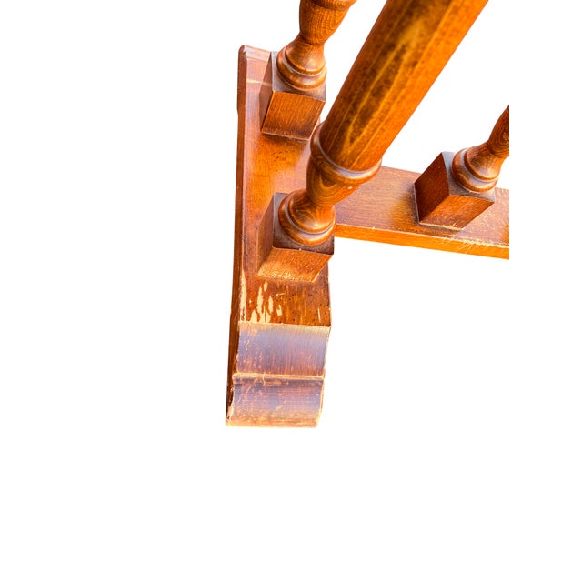 Mid 20th Century Flip Top Harvest Style Console Dining Table Chairish