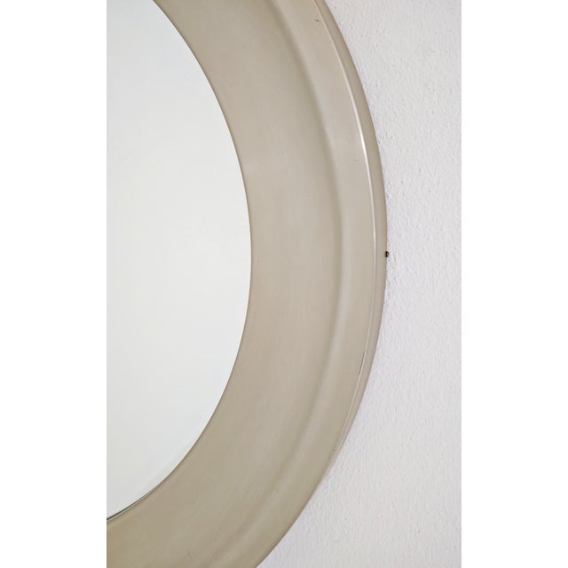 Metal Mid-Century Modern Wall Mirror by Sergio Mazza for Artemide, Italy, 1960s For Sale - Image 7 of 10