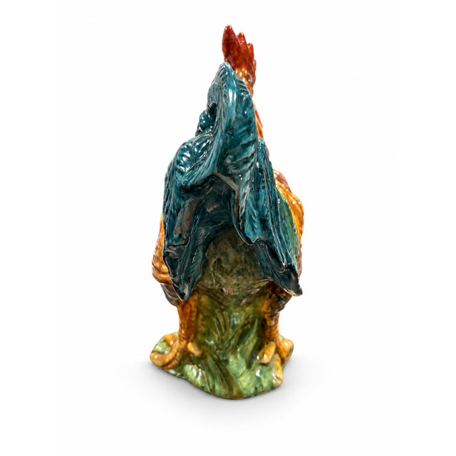 A wonderfully expressive vintage ceramic rooster dating to approximately the 1950s or 1960s. The figure is beautifully...
