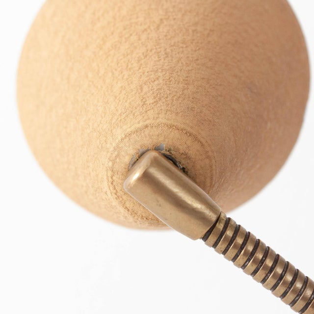 Vintage Beige Table Lamp with Gooseneck, Germany, 1950s For Sale - Image 17 of 18