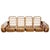Mid-Century Modern 1940s Restored Rattan Six-Strand Shelf Arms Sofa and Chair Set For Sale - Image 3 of 11