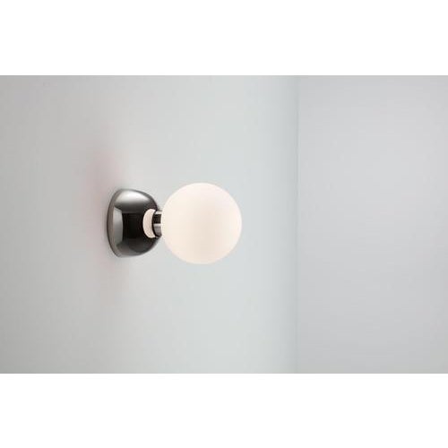Aballs a ii pe wall lamp. Base in white, black, golden, copper or platinum ceramic. Diffuser in blown opal matt glass. By...