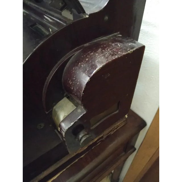 Wood Vintage Cash Register by Giuseppe Regosa & Figli Turin, 1920s For Sale - Image 7 of 13