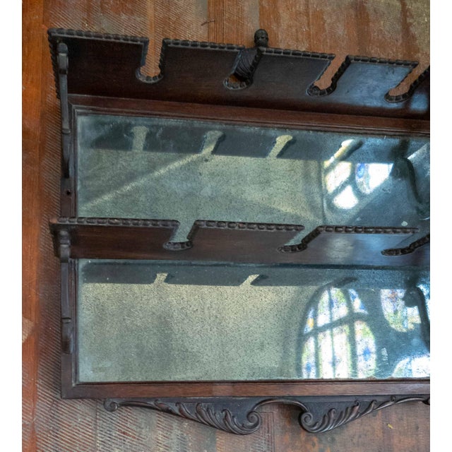 19th Century English Georgian Style Wine Glass or Pipe Rack For Sale - Image 11 of 18