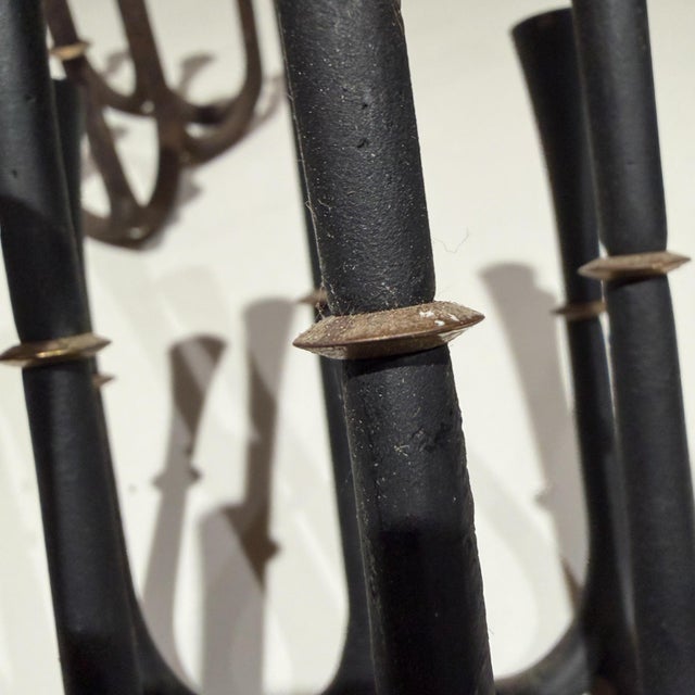 Rare Jens Quistgaard for Dansk Spider Candelabra Cast Iron Denmark For Sale - Image 10 of 16