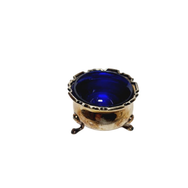 Art Deco Glass Salt Holder, United Kingdom, 1930s For Sale - Image 4 of 9