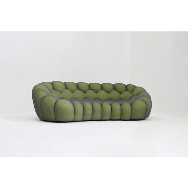 Roche Bobois curved Bubble sofa designed by Sacha Lakic, a designer with a passion for cutting-edge technology. The bubble...