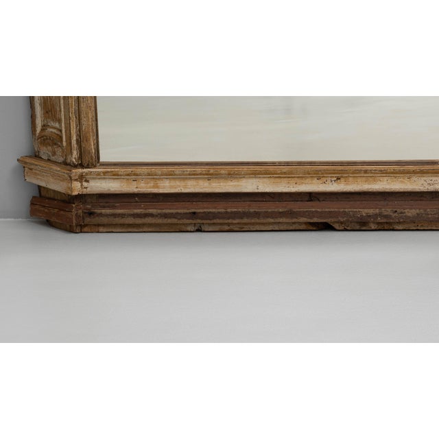 This 19th Century French Gustavian floor mirror with canted corners reflects the elegance and restraint characteristic of...