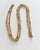 Vintage 1970s Napier Gold Tone Brushed Station Chain Necklace For Sale - Image 10 of 12