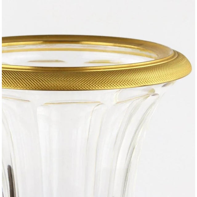 Napoleon III Crystal Vase, France, 19th Century For Sale - Image 6 of 7