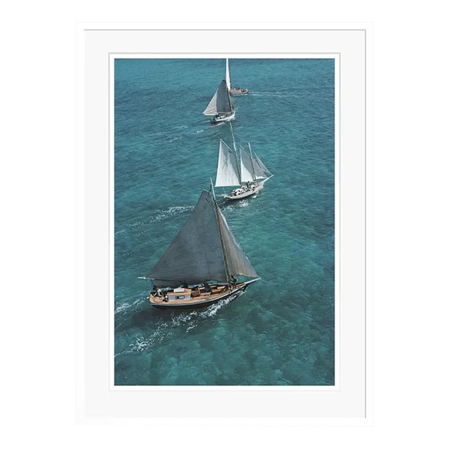 Sailing in the Bahamas 1964 by Slim Aarons Framed C-Print For Sale