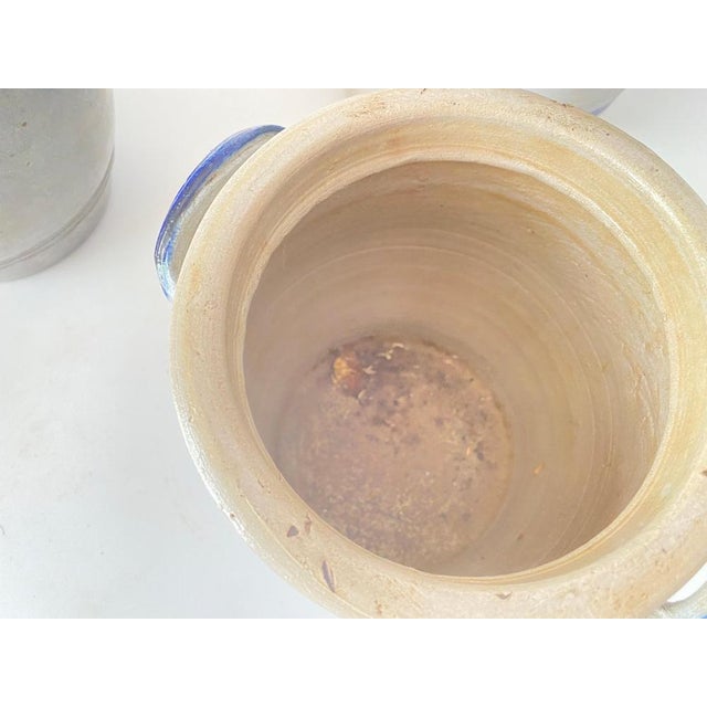 Vintage French Provincial Stoneware Pottery Betschdorf, Set of 3 For Sale - Image 15 of 18