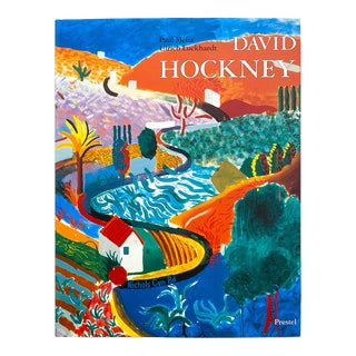 " David Hockney Paintings " Vintage 1994 First Edition Lithograph Print Large Hardcover Pop Art Book For Sale