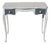 Small White and Gray Dressing Table For Sale