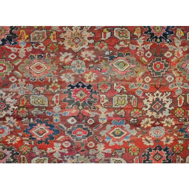 1940s Early 20th Century Mahal Rug For Sale - Image 5 of 10