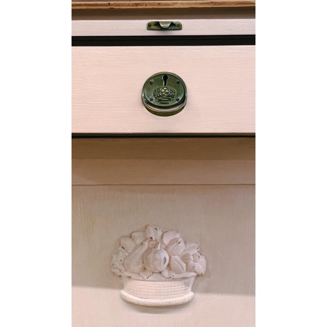 Antique Wood Buffet Cabinet in Mushroom, Germany, 1920 For Sale - Image 3 of 9
