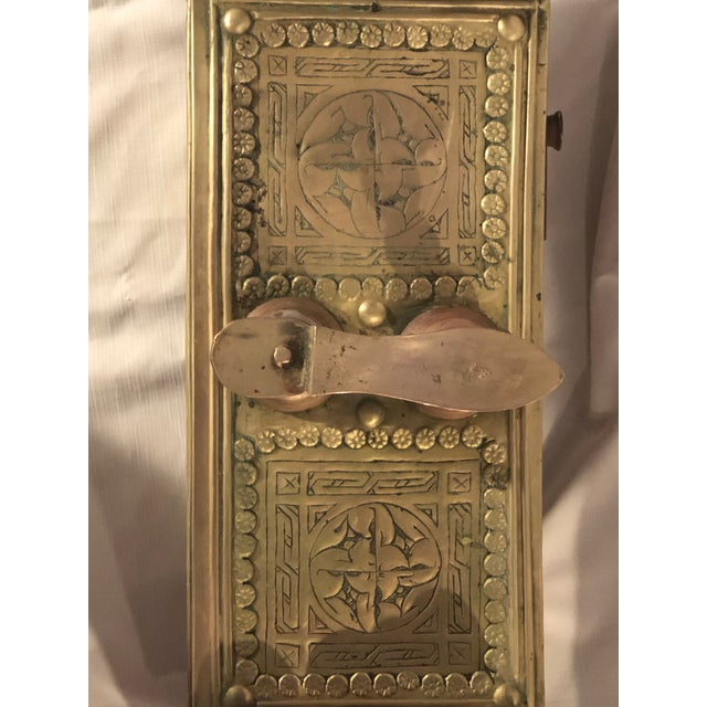 Early 1800s Antique Turkish Brass/Copper Valet Shoe Shine