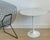 Mid-Century Modern Vintage Eero Saarinen White Carrara Marble Tulip Side Table Knoll Mid Century Modern For Sale - Image 3 of 6