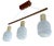 Danish Pendant Light in Glass and Teak, 1960s For Sale