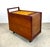 Mid Century Danish Modern Teak Tambour Door Craft / Sewing / Art / Bar Cart For Sale - Image 11 of 12