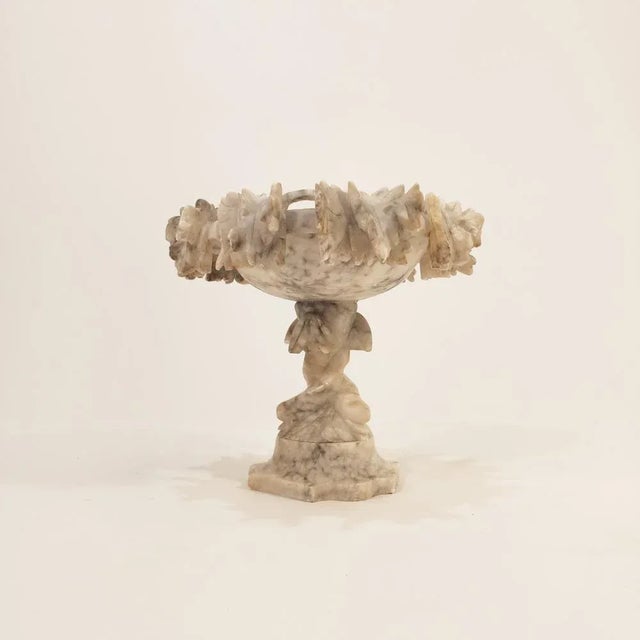 Early 20th Century Italian Alabaster Table Centrepiece For Sale - Image 9 of 9