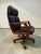 Mid-Century Scandinavian Modern Leather and Teak Swivel Chair, Norway, 1960s-1970s For Sale - Image 13 of 18