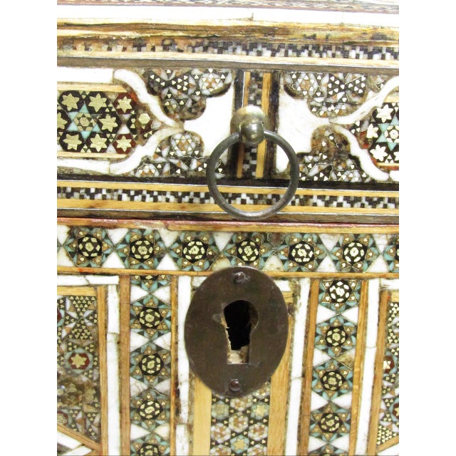 Antique Persian Quajar Inlaid Micro Mosaic Box For Sale - Image 10 of 17