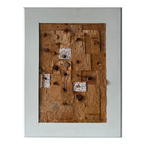 Gordon Powell, Painted Wood Assemblage Abstract Art Sculpture Painting Gordon Powell Modernist