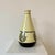 Rare Francis Jourdain pear-shaped vase, circa 1920, France. Pale yellow enameled ceramic, black spirals and dots decor....