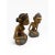 Large Vintage Indonesian Javanese Loro Blonyo Hand-Carved Polychrome Wood Bride & Groom Figures – Pair For Sale In Boston - Image 6 of 11