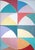 2026, Color Field Painting Diptych, Deco Flora Matrix, Original Painting on Paper in Pastel Tones, Geometric Tiles Shapes by Natalia Roman For Sale - Image 4 of 10
