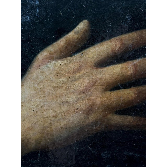 Charitas, 1800s, Oil on Canvas, Framed For Sale - Image 5 of 10