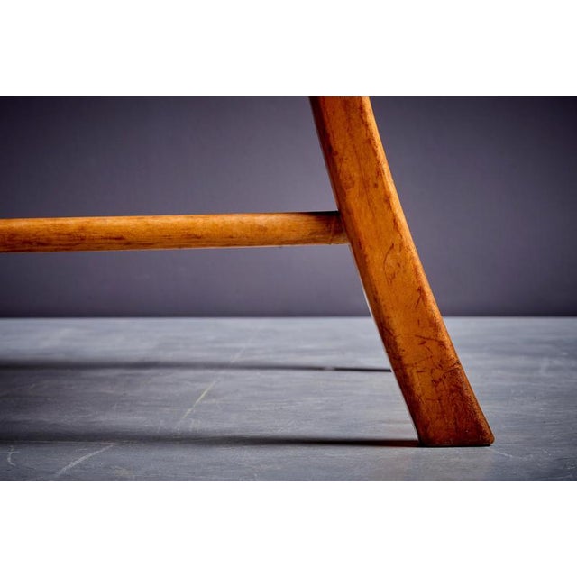 Armchair with Vienna Cane Weaving attributed to Frits Schlegel, 1940s For Sale - Image 6 of 13