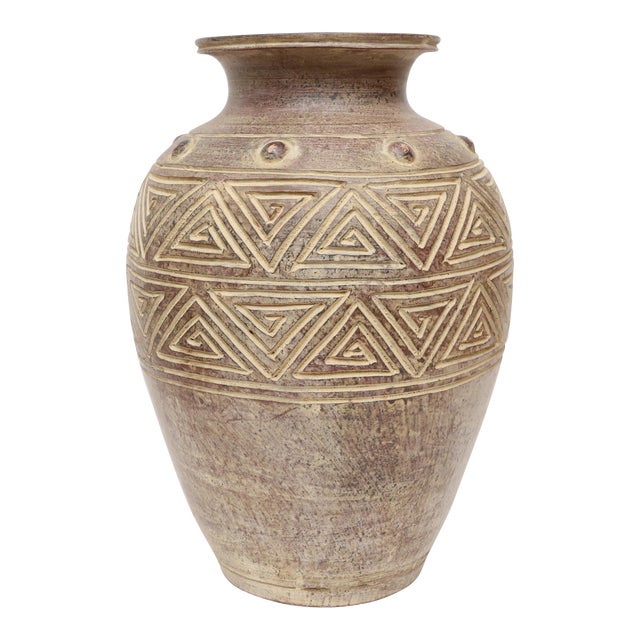 Large Terracotta Jar Vase Chairish