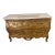 Weiman Vintage Gold Leaf Marble Top French Bombe Commode/Dresser For Sale