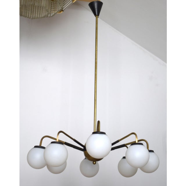 Italian Sputnik Chandelier with Adjustable Arms from Stilnovo, 1950s For Sale - Image 17 of 17