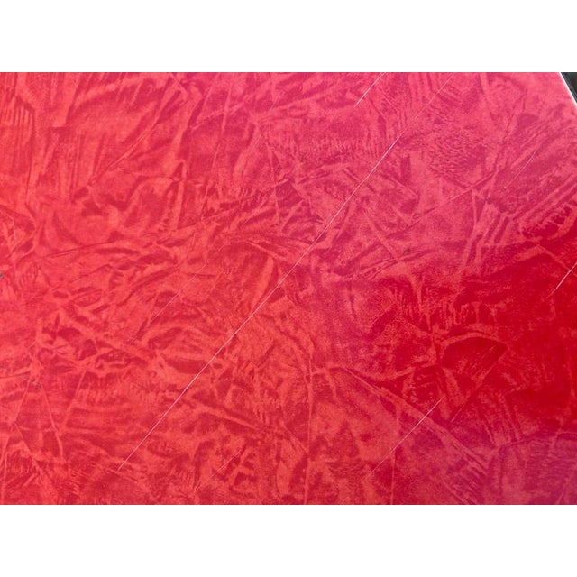 Red French Art Deco Coffee Table, 1930s For Sale - Image 8 of 12